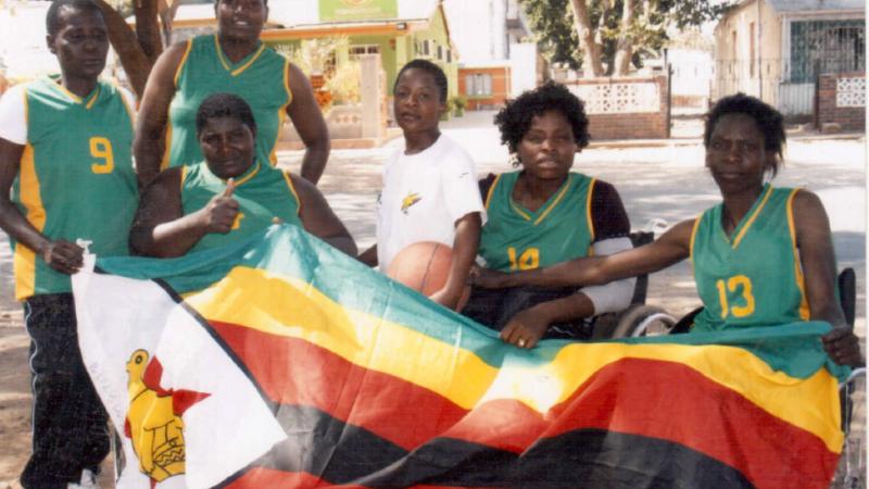 Zimbabwe wheelchair basketball team