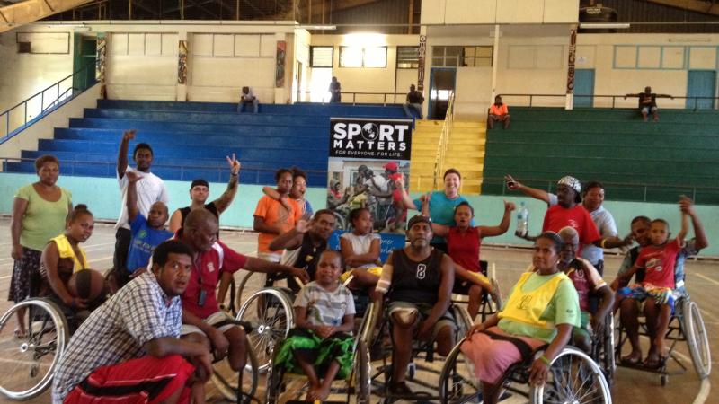 Wheelchair basketball Solomon Islands