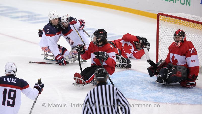 CAN vs USA Joshua Pauls celebrates USA's third goal with other goal scorer Declan Farmer