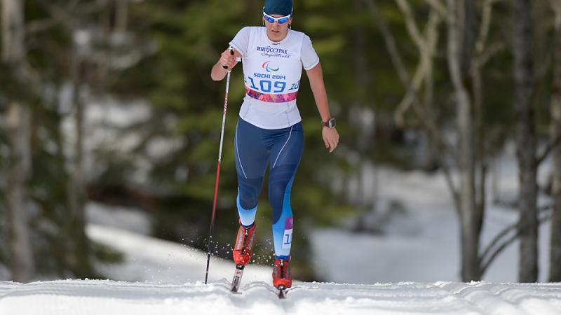 Anna Milenina at the Sochi 2014 Paralympic Winter Games