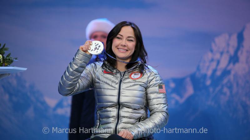 Alana Nichols, USA proud to win the Silver medal