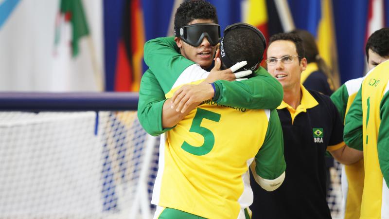 Leomon Silva of Brazil scored 51 goals at the 2014 Goalball World Championships