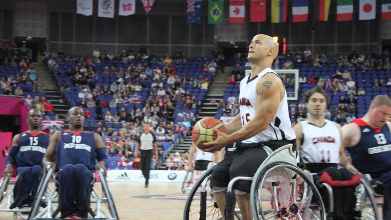 David Eng of Canada competes at the London 2012 Paralympic Games.