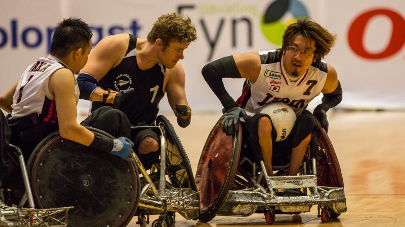 Japan v New Zealand at 2014 IWRF World Championships Odense