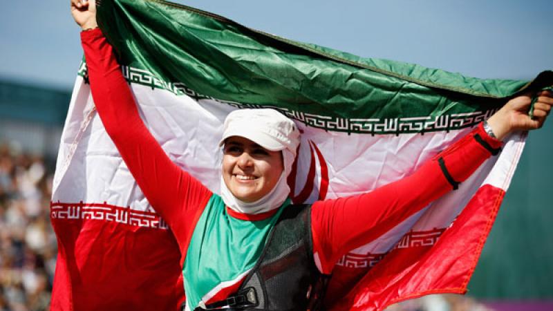 Zahra Nemati won gold at London 2012