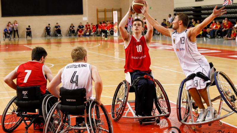 Great Britain at the U22 IWBF Wheelchair Basketball European Championships