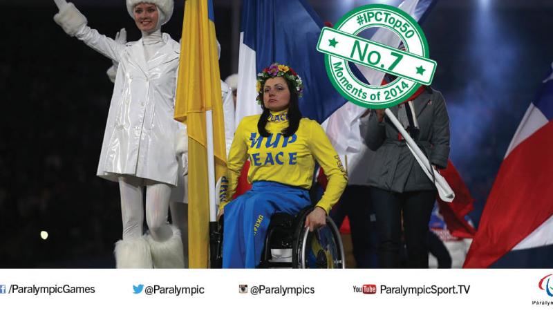 No. 7 Ukraine compete at the Sochi 2014 Paralympic Winter Games