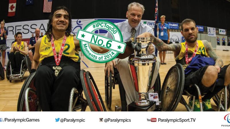 No. 6 Australia crowned wheelchair rugby champions for the first time