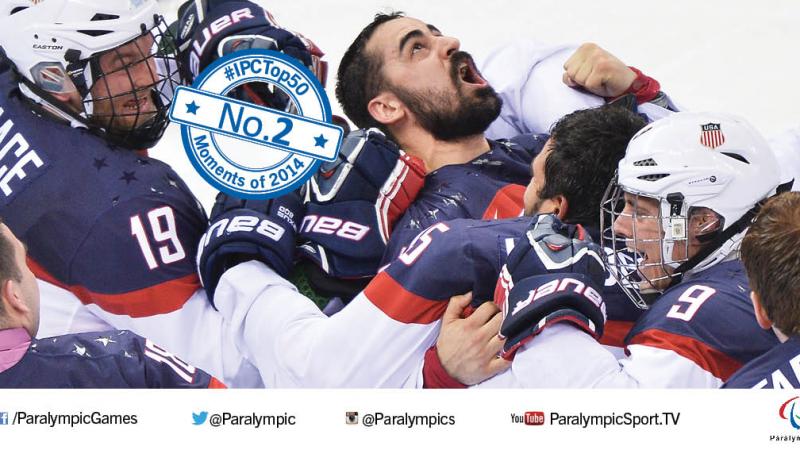 No. 2 NBC broadcast ice sledge hockey gold medal match