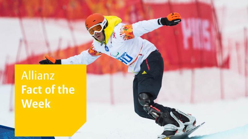 Fact of the week - Para-snowboard