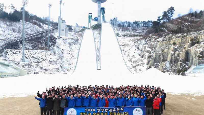 Members of the PyeongChang 2018 Organising Committee gathered to start 2015 with greater focus.