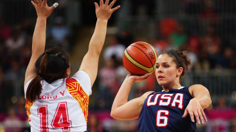  USA women's wheelchair basketball team