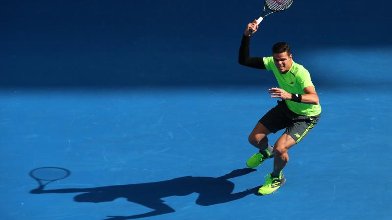 Milos Raonic of Canada 