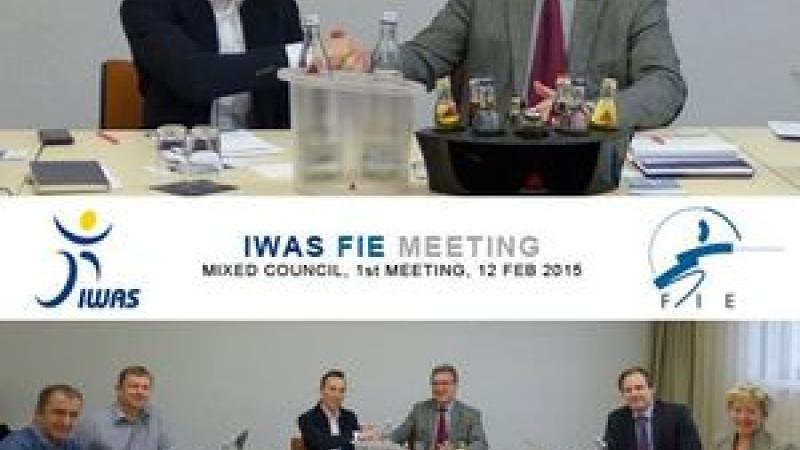 IWAS Wheelchair Fencing (IWF) holds meeting with the International Fencing Federation (FIE)