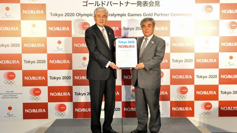 Nomura selected as Tokyo 2020 Gold Partner