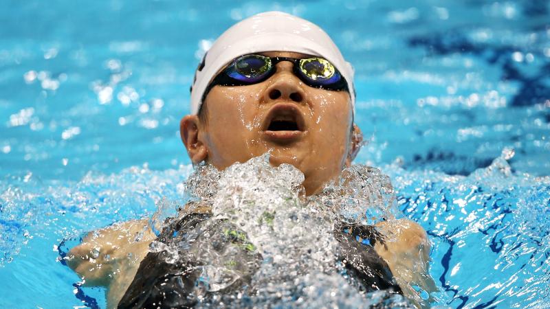 China's Dong Lu won 100m backstroke S6 gold and both London 2012 and Montreal 2013.