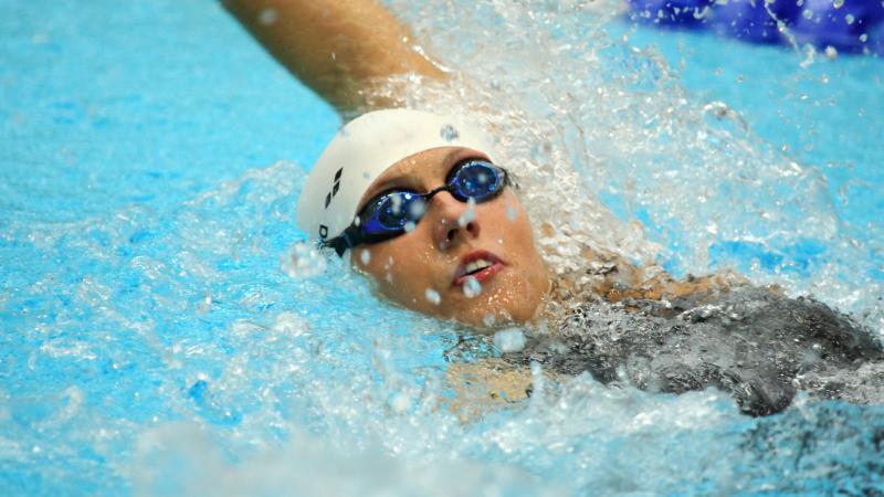 Around 570 athletes from 40 countries are at the Berlin Europa Sports Park as part of their preparations for July’s 2015 IPC Swimming World Championships in Glasgow, Great Britain.