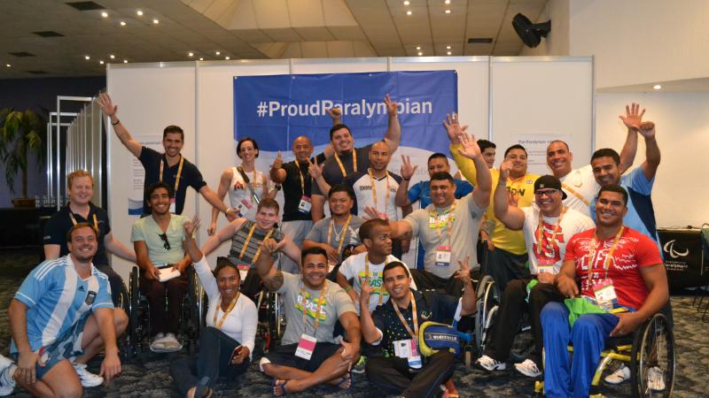 Athletes were educated through Proud Paralympian at Mexico City 2015