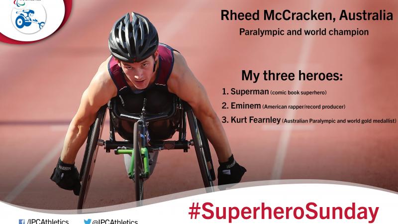 Australia’s world and Paralympic medallist Rheed McCracken, gives an insight into his three heroes.