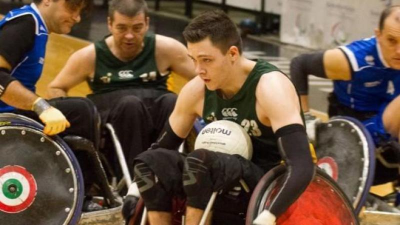 Ireland’s 16-year-old wheelchair rugby rising star, Thomas Moylan