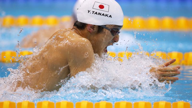 Japanese swimmer competes at London 2012 Paralympic Games