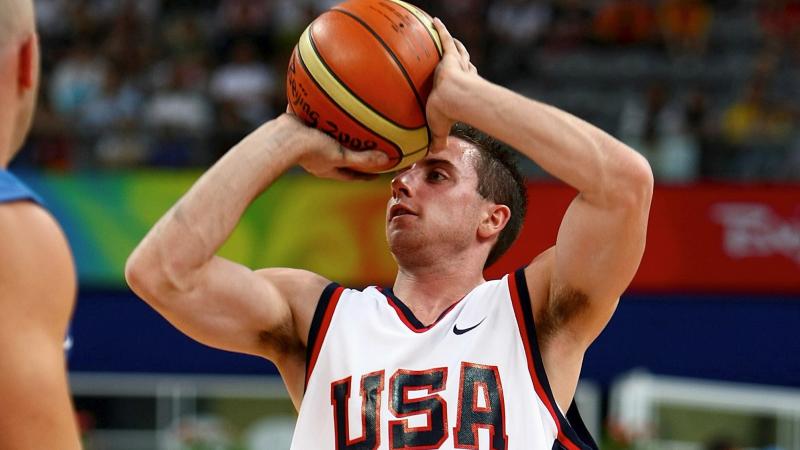 Steve Serio of United States competes during the Wheelchair Basketball match between United States and Israel during the 2008 Beijing Paralympics