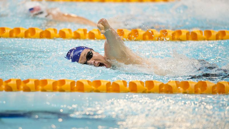 Andrew Mullen of Great Britain competes at the 2015 IPC Swimming World Championships Glasgow, Great Britain