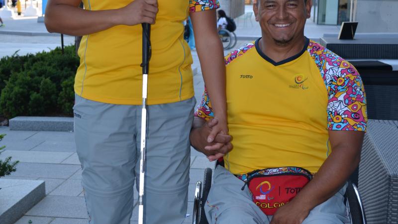 Husband and wife Joe Gonzalez Betancur and Yesenia Restrepo Muñoz will compete for Colombia in athletics at Toronto 2015.