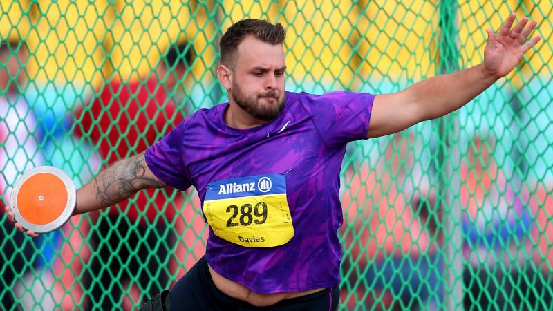 Aled Davies at the 2015 IPC Athletics Grand Prix