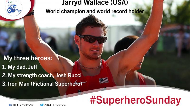 The USA’s Parapan Am Games champion, world champion and world record holder Jarryd Wallace gives an insight into his three heroes.