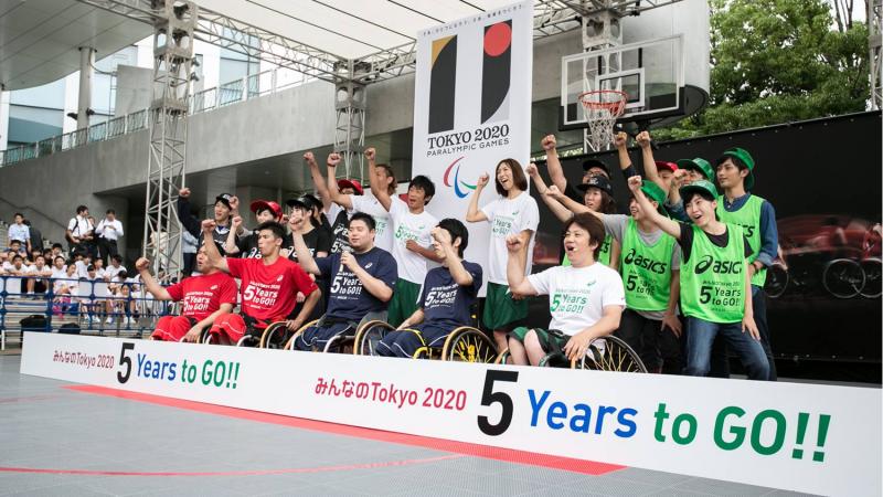 Five-year Countdown Event sparks passion in Tokyo for Paralympic Sports.