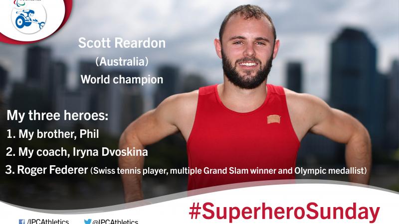 Australia’s 100m T42 world champion, Scott Reardon