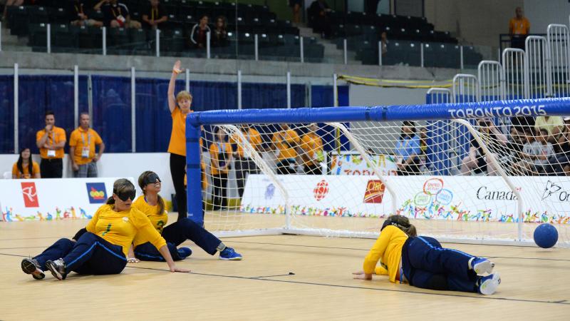 Goalball at the Toronto 2015 Parapan American Games.