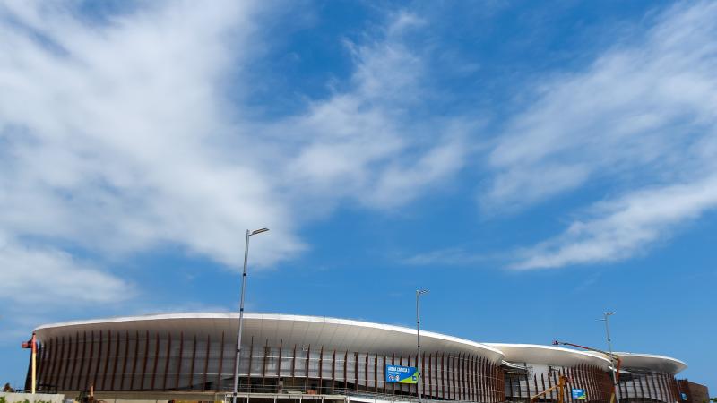 View of the construction site of the Carioca Arena 1,2 and 3