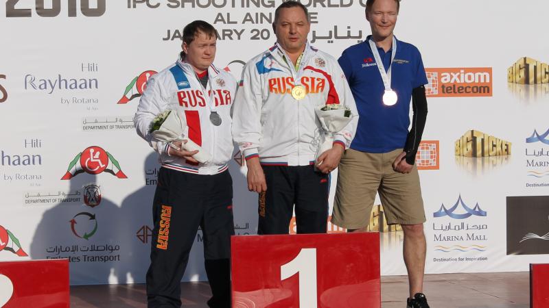 Three para-sport shooters claimed medals in Al Ain, UAE.