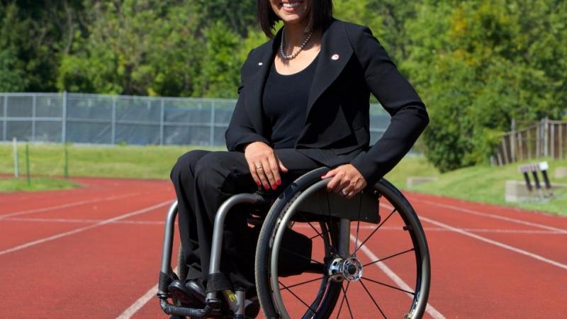 Canada’s Chantal Peticlerc, a 14-time Paralympic gold medallist in wheelchair racing, was selected by the Women in Sport Committee as the winner of the 2015 recognition for her work in para-sport since retiring.