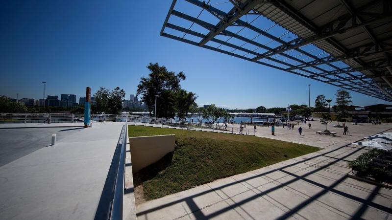 General view of the newly renovated Marina da Gloria which will host the sailing competitions of the Rio 2016 Olympic and Paralympic Games.