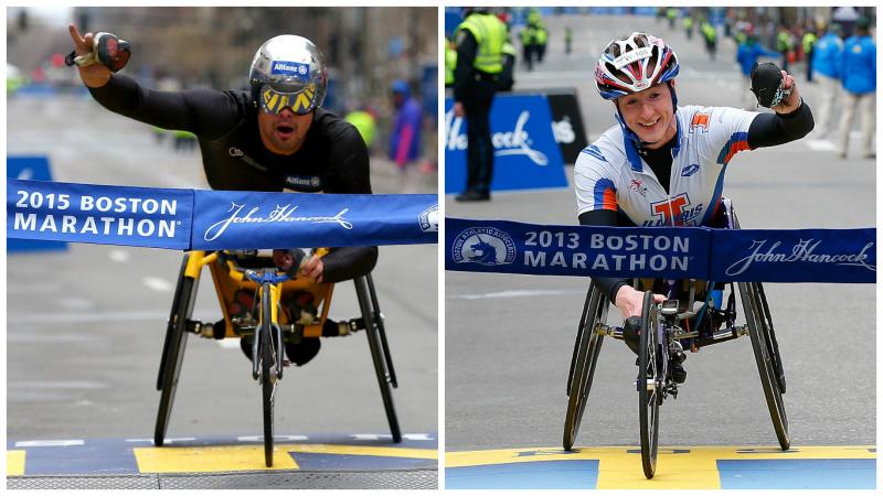 Marcel Hug and Tatyana McFadden