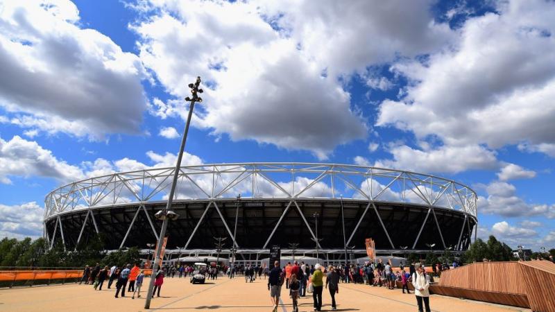 A general view of the Olympic Stadium at the London 2012 Olympic Park.