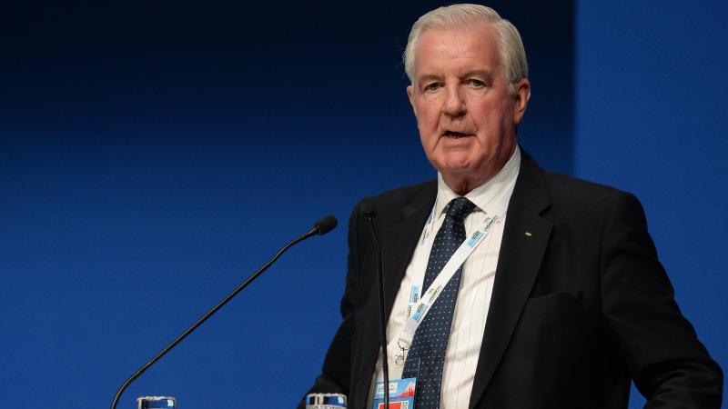 WADA President Sir Craig Reedie