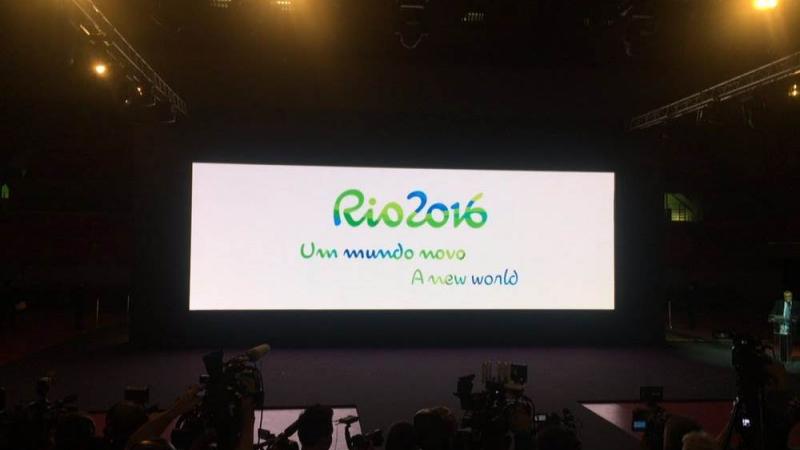 Image of Rio 2016's slogan 'A New World'