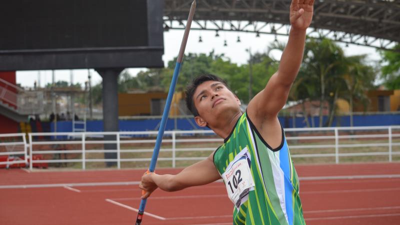 Boy with a javelin