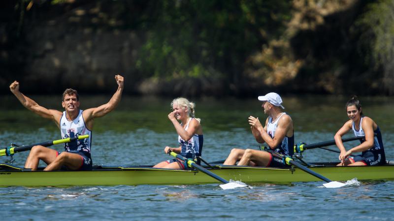GBR's rowing gold medallists at Lagoa