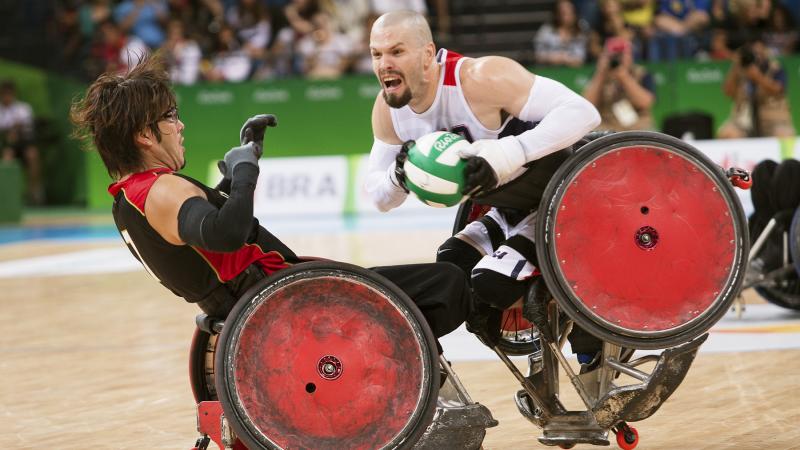 Daisuke Ikezaki from Japan and USA's Josh Wheeler. Photo credit: CWSA/Kevin Bogetti-Smith.