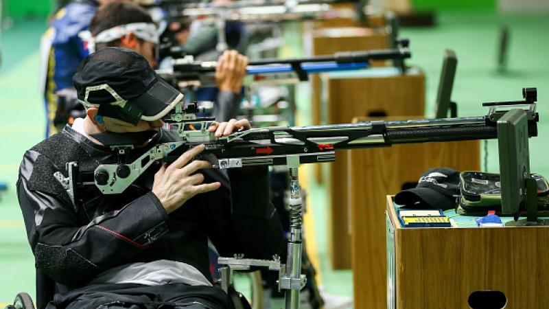 Michael Johnson of New Zealand competing at Rio 2016 Michael Johnson of New Zealand competing at Rio 2016