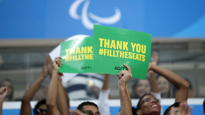 15,000 youngsters attended the Rio 2016 Paralympic Games thanks to the #FilltheSeats crowdfunding campaign.