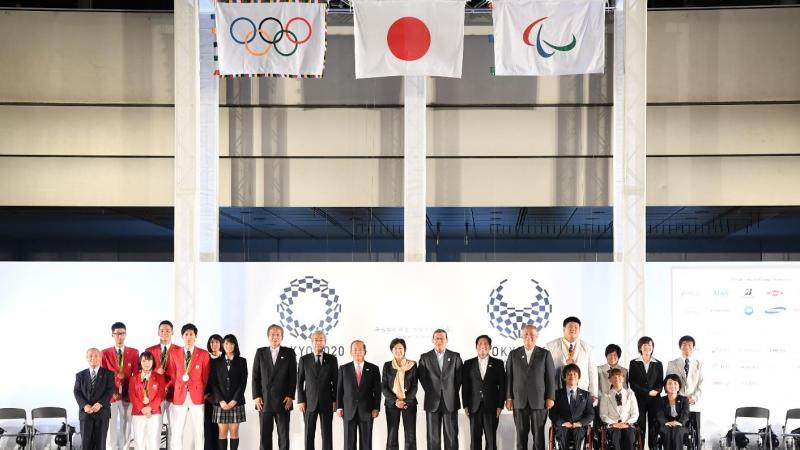 The Paralympic flag will join the Olympic flag on a tour of Tokyo