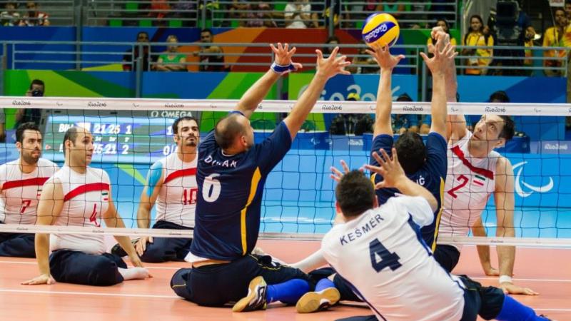 Sitting volleyball at the Rio 2016 Paralympic Games.