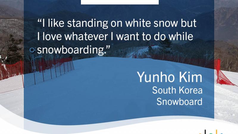 PyeongChang 2018 - #500DaysToGo - Yunho Kim