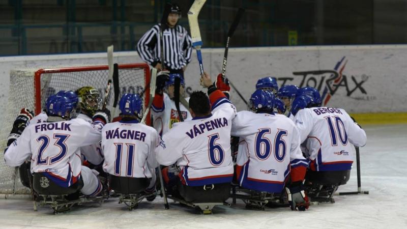 The Czech Republic ice sledge hockey team